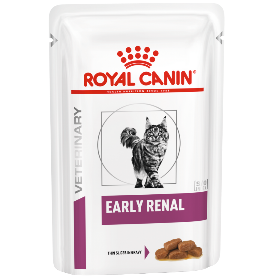 Консервований дієтичний корм для дорослих кішок Royal Canin Early Renal при захворюваннях нирок, 85 г (1243001) - фото 1