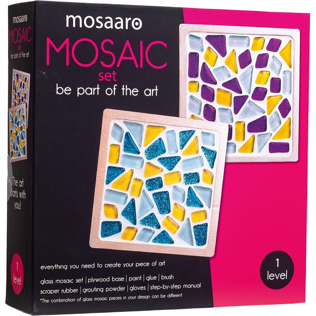 Скляна мозаїка Mosaaro Підставка для чашок квадратна (MA1002) - фото 1