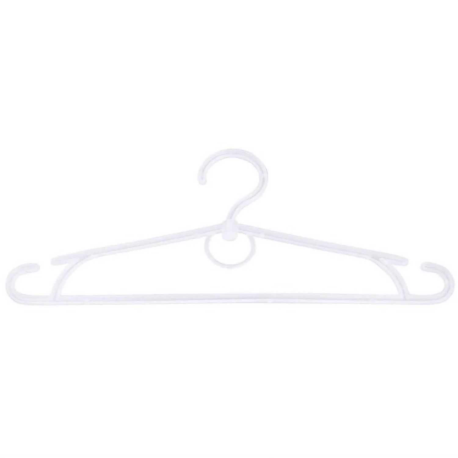 Вішалка для дитячого одягу Ekodeo, 33х4 см, біла (P95006) - фото 1