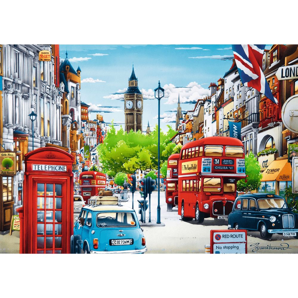 Пазли Trefl Вулиці Лондона 1000 елементів - фото 2