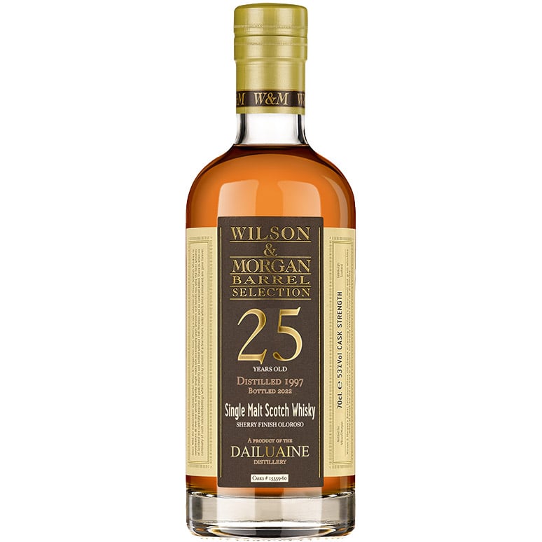Виски Wilson & Morgan Dailuaine 25 yo Single Malt Scotch Whisky 53% 0.7 л - фото 1