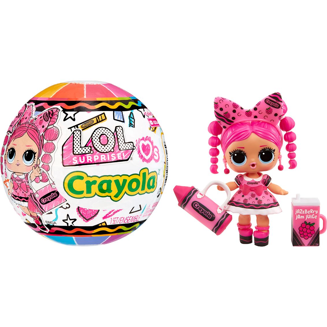 Игровой набор с куклой LOL Surprise! Loves Crayola в ассортименте (505259) - фото 1
