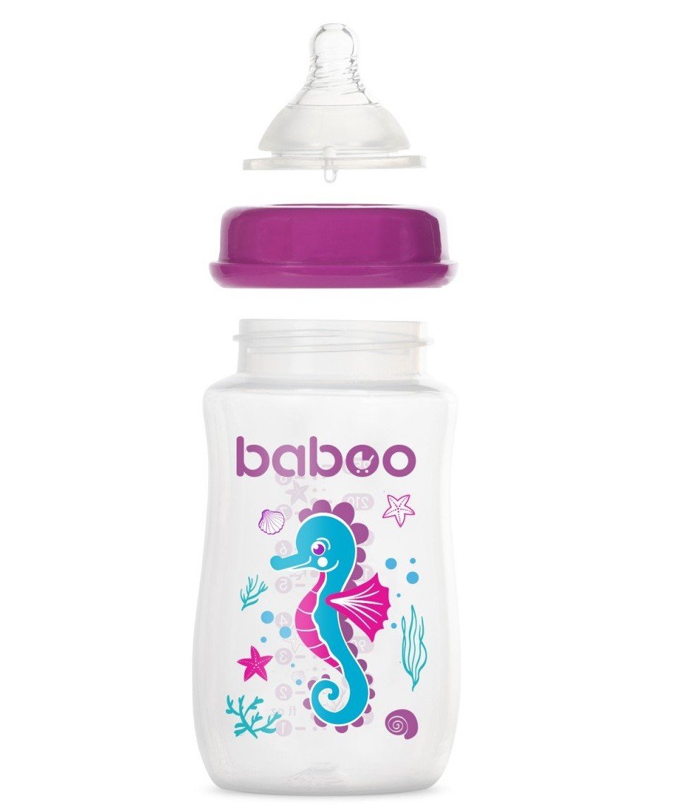 Пляшечка для годування Baboo Морський коник, 250 мл (90404) - фото 3