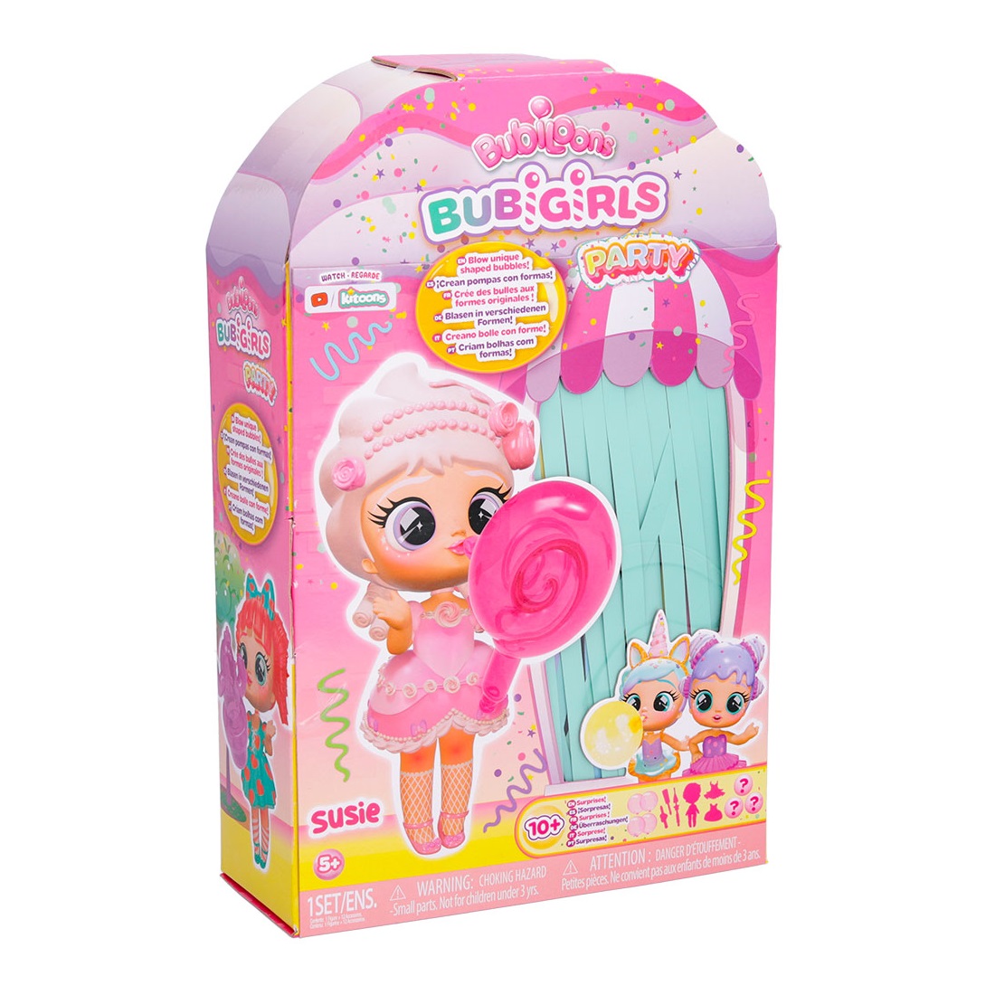 Игровой набор с куклой Bubiloons Малышка Баби Сьюзи, 18,5 см (906211IM) - фото 10