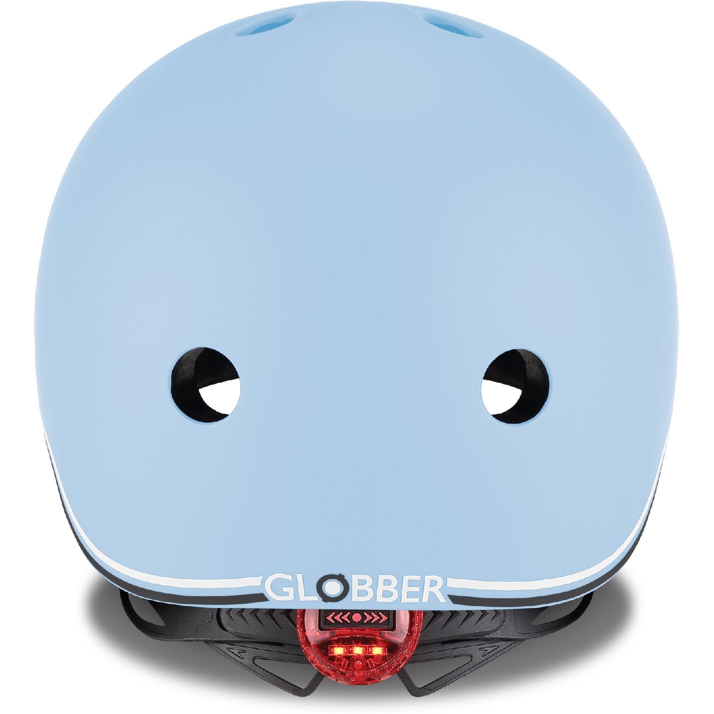 Шлем защитный детский Globber Go Up Lights с фонариком 45-51 см голубой (506-200) - фото 3