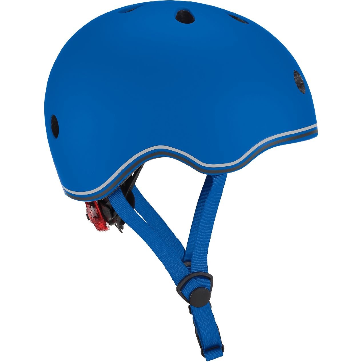 Шлем защитный Globber Evo Lights с фонариком 45-51 см синий (506-100) - фото 2