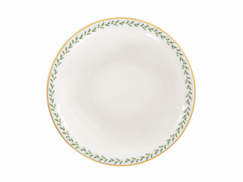 Тарелка суповая Alba ceramics Flower, 14 см, белая (769-036) - фото 2