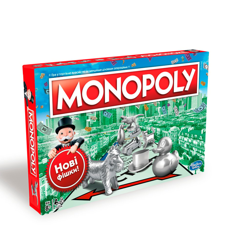 Настільна гра Hasbro Monopoly Класична, укр. мова (C1009) - фото 1
