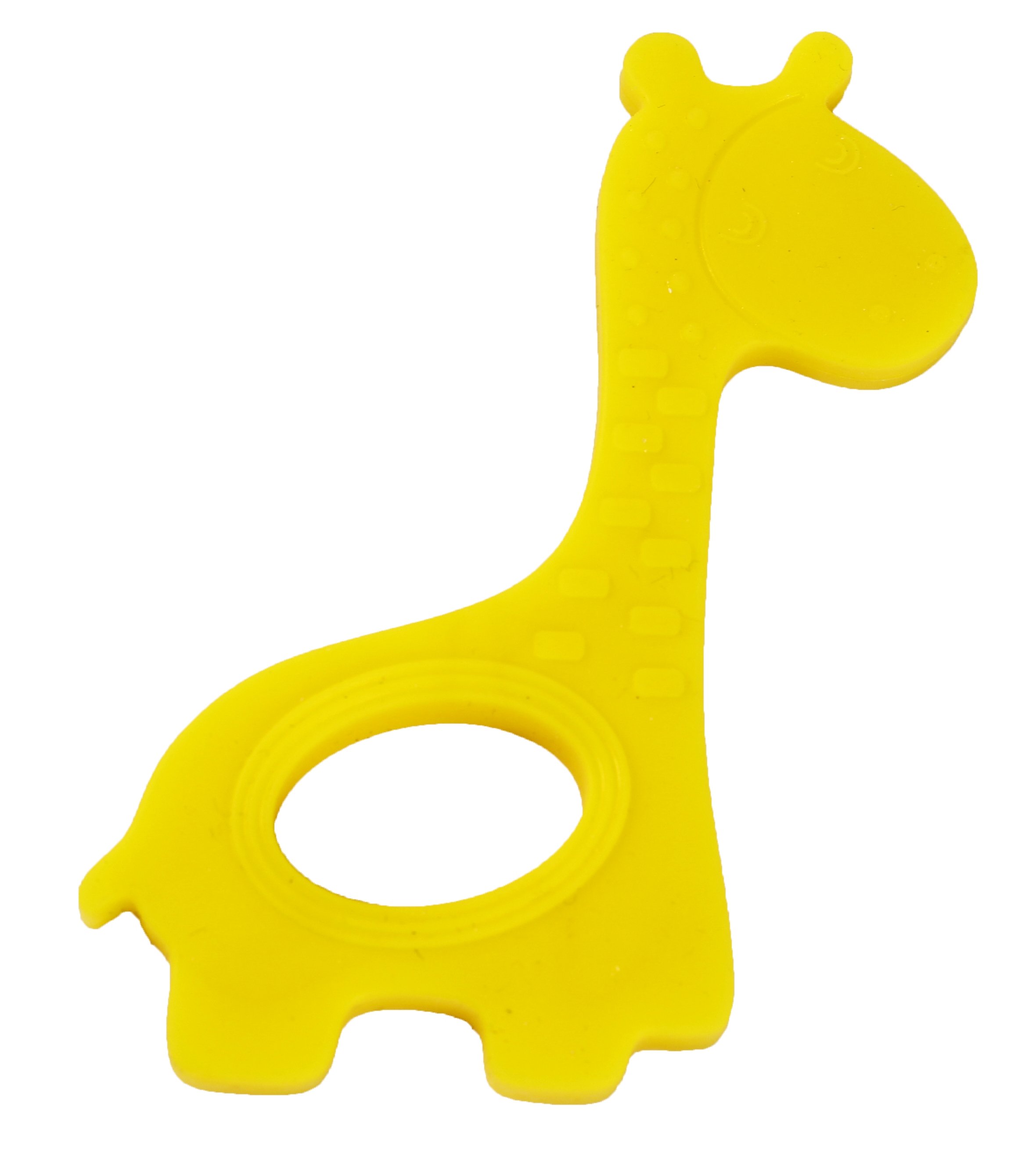 Прорезыватель для зубов Курносики Жираф, каучук, желтый (7048 жовт) - фото 1