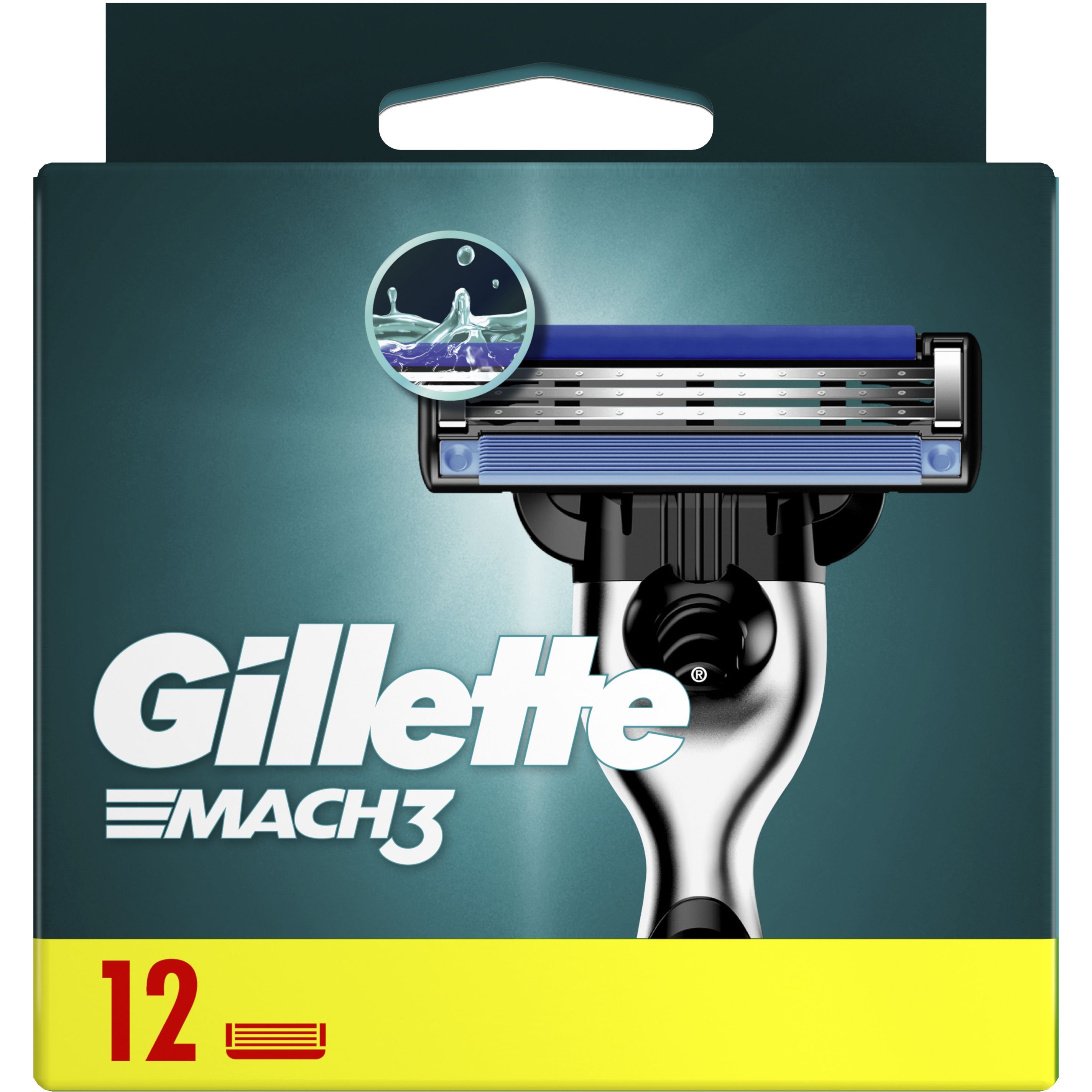Сменные картриджи для бритья Gillette Mach3 12 шт. - фото 2