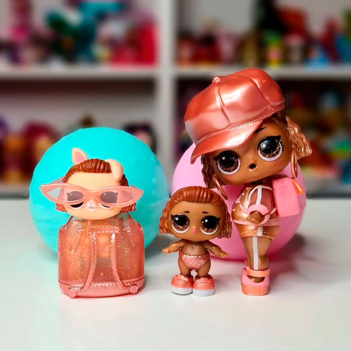 Игровой набор с куклами L.O.L. Surprise Color change Me&My 2 в 1 Сестричка и питомец, в ассортименте (580768) - фото 9