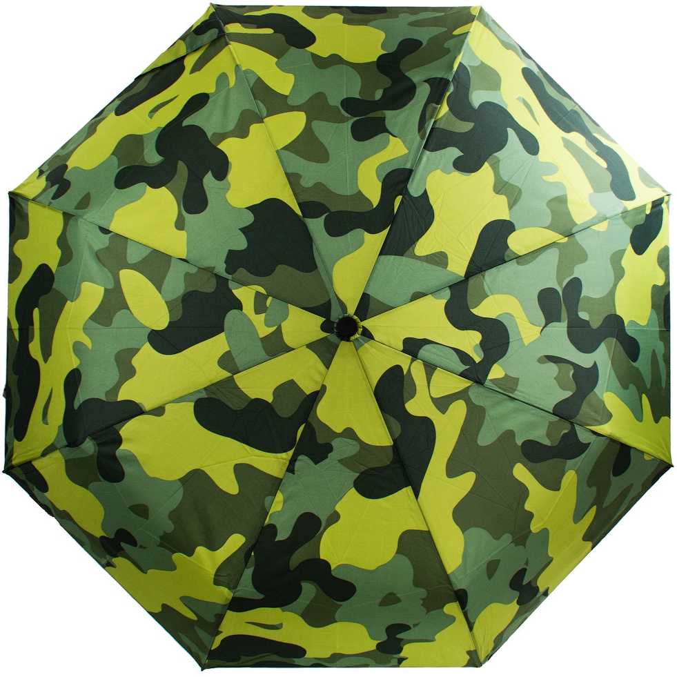 Жіноча складана парасолька повний автомат Fare 97 см зелена - фото 1
