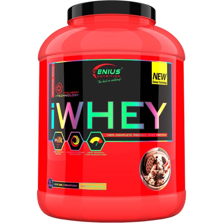 Протеин Genius Nutrition iWhey Cookies & Cream 2 кг - фото 1