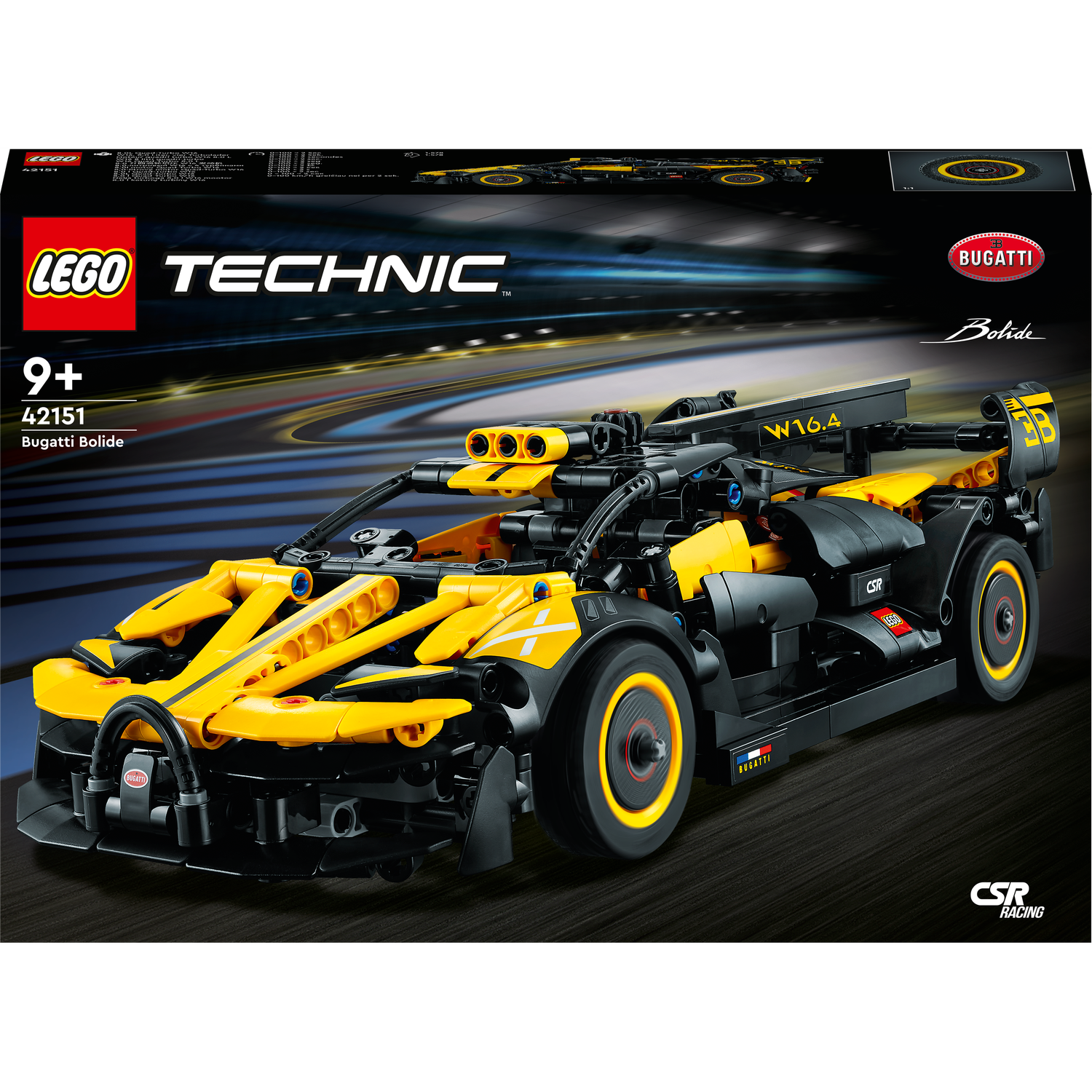 Конструктор LEGO Technic Bugatti Bolide, 905 деталей (42151) - фото 1