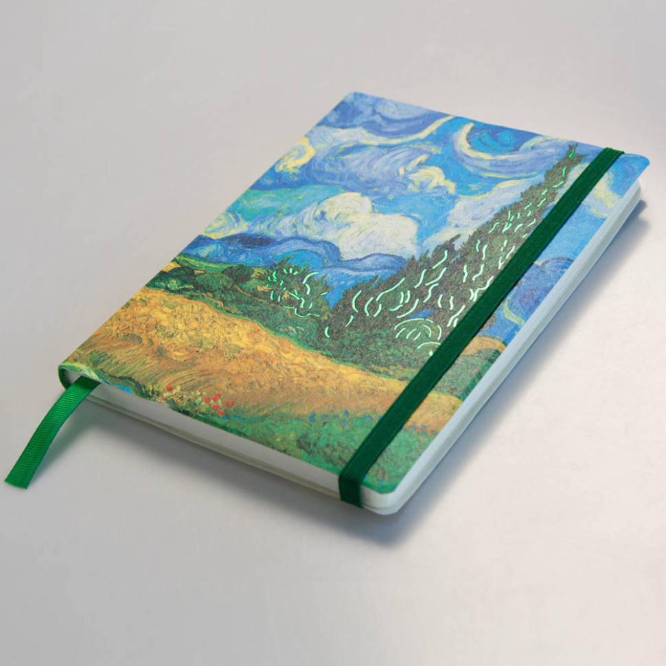Планер-записная книжка Kiri sketch Ван Гог Пшеничное поле с кипарисом 22402-KR мягкая обложка 192 страницы   - фото 3