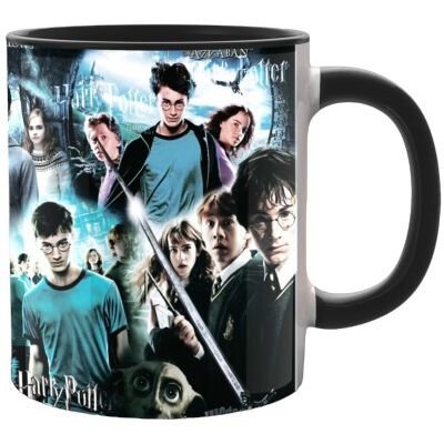 Кружка GeekLand Harry Potter Гарри Поттер история магии HP.02.020 черная - фото 1