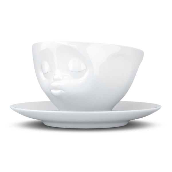 Чашка з блюдцем для кави Tassen Поцілунок 200 мл, порцеляна (TASS14201/TA) - фото 3