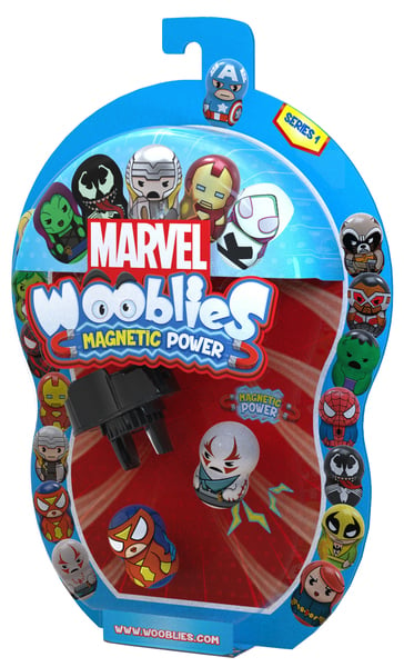 Ігровий набір Marvel Wooblies Магнітні фігурки з лончером у блістері, 2 шт. (WBM008) - фото 1