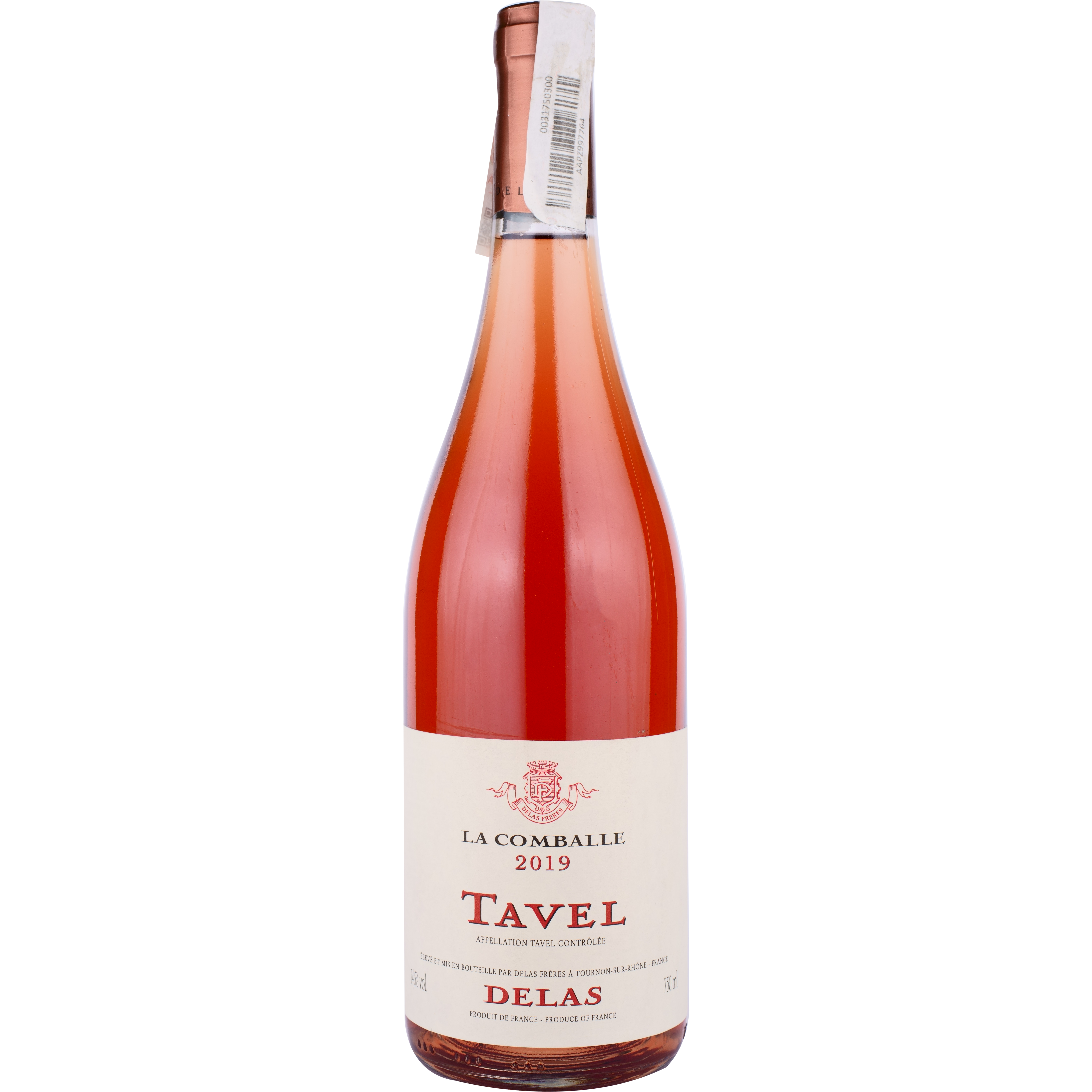 Вино Delas Tavel La Comballe AOC, розовое, сухое, 0,75 л - фото 1