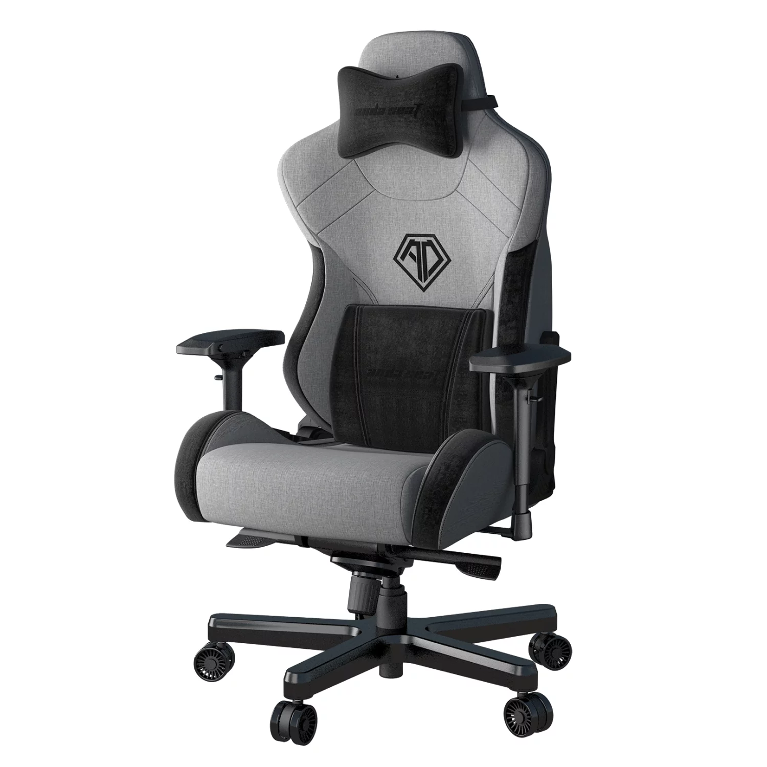 Кресло игровое Anda Seat T-Pro 2 Size XL Grey/Black (AD12XLLA-01-GB-F) - фото 2