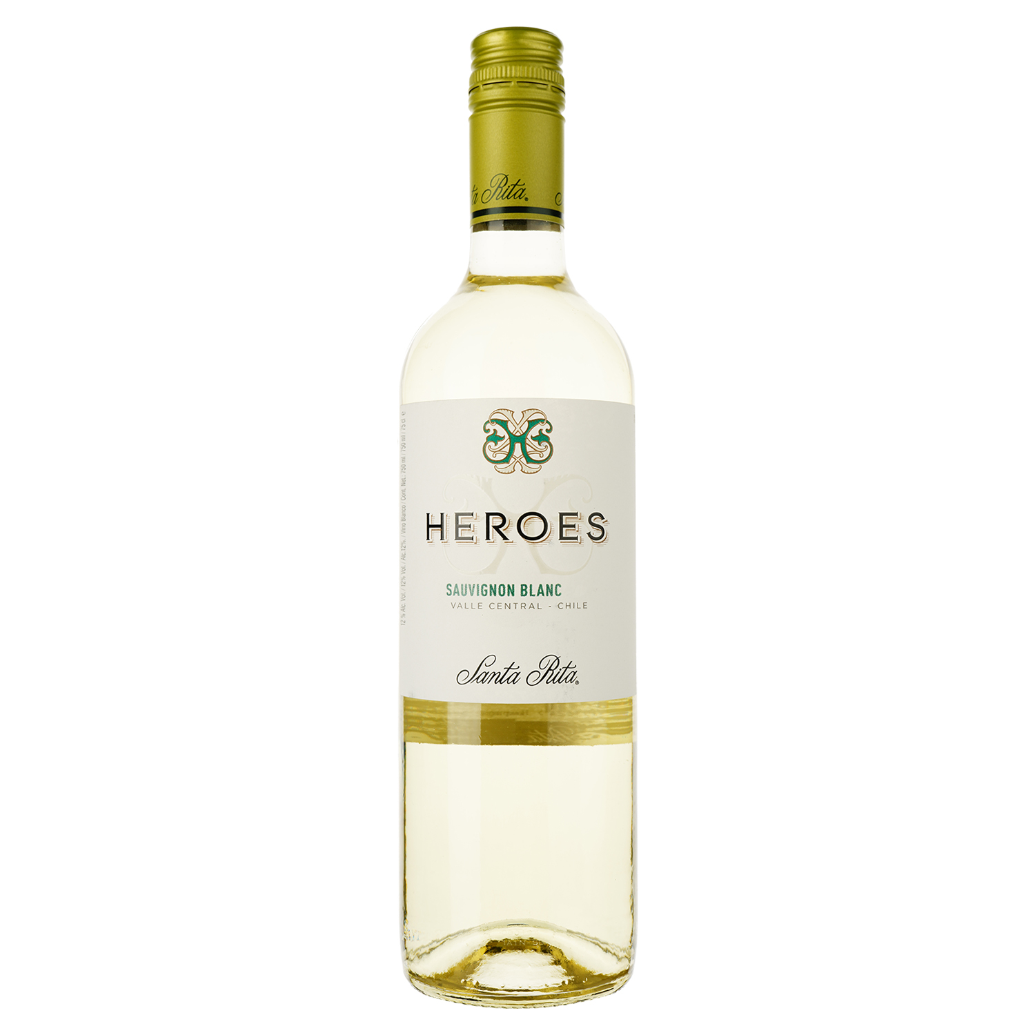 Вино Santa Rita Heroes Sauvignon Blanc біле сухе 0.75 л - фото 1