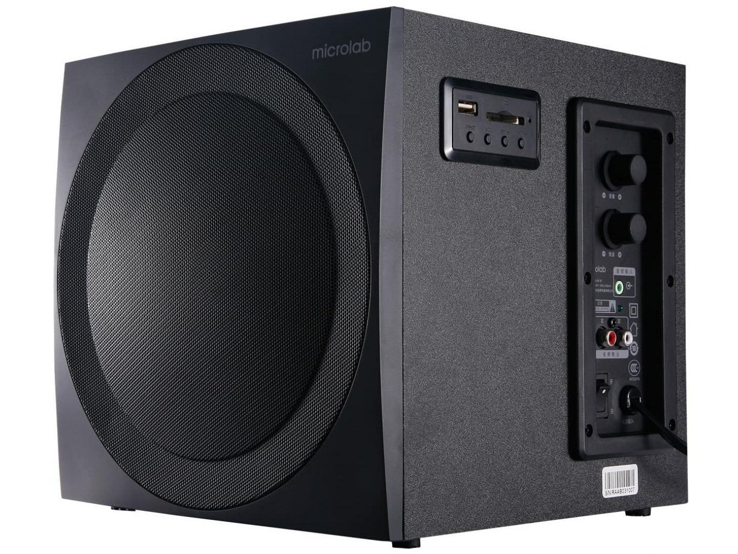 Компьютерные колонки Microlab M-300U 2.1 Black - фото 2