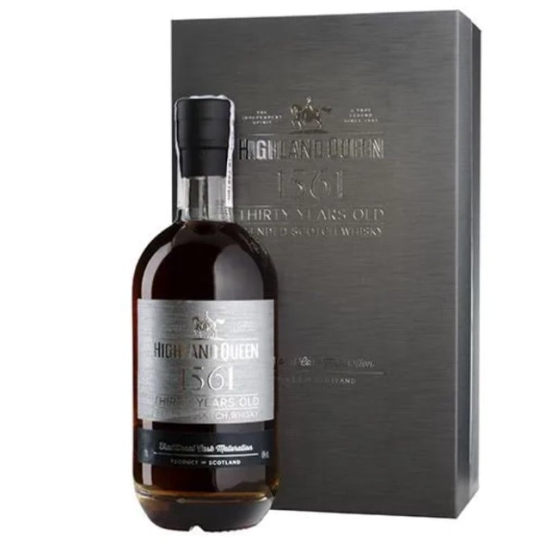 Виски Highland Queen 30yo Blended Scotch Whisky, в подарочной упаковке, 40%, 0.7 л - фото 1