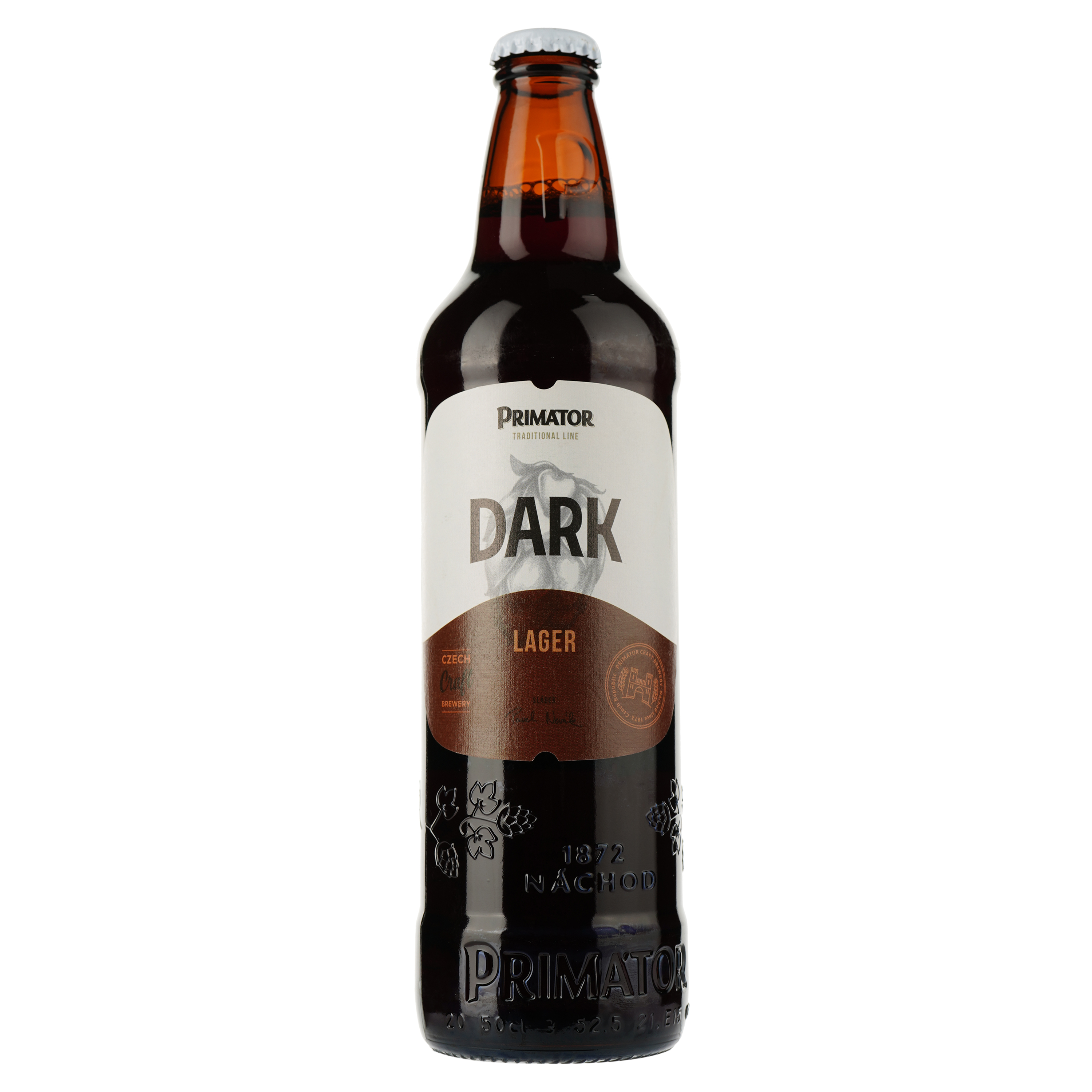 Пиво Primator темное, 4.5%, 0.5 л - фото 1