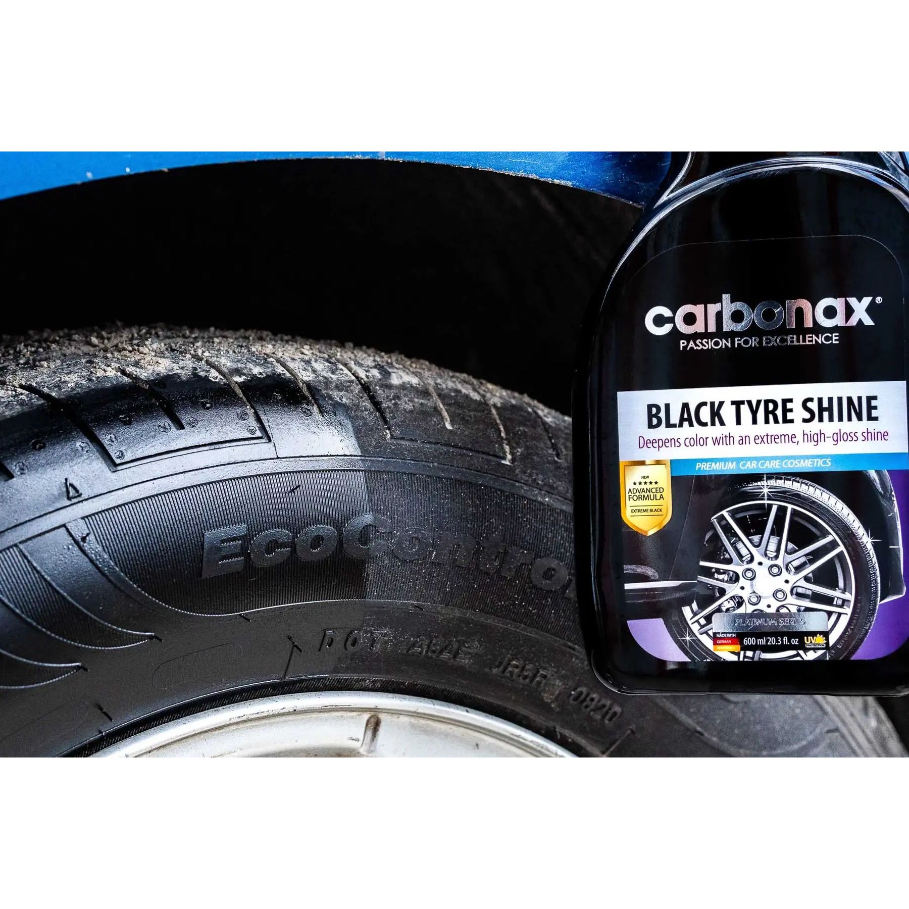 Средство по уходу за шинами Carbonax Black Tire Shine 720 мл - фото 5