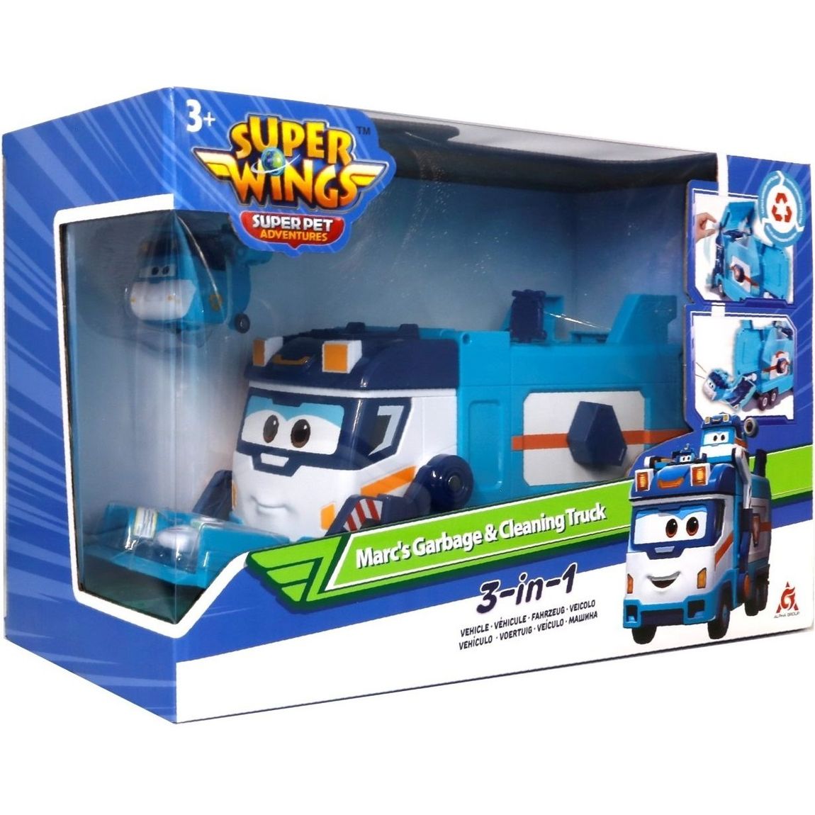 Игровой набор Super Wings Грузовик Марка для мусора и уборки (EU770854) - фото 3