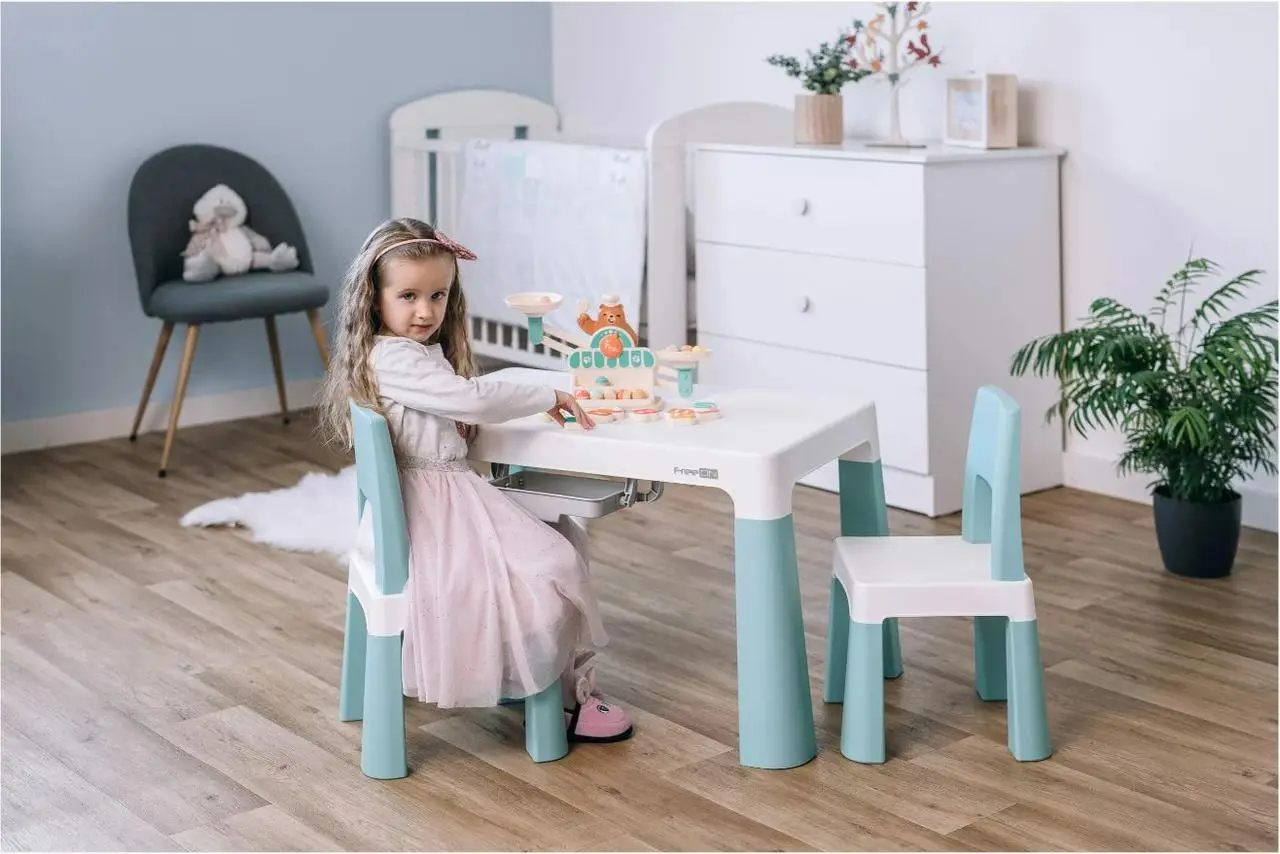 Комплект мебели детский FreeOn Neo White-Mint (46637) - фото 3