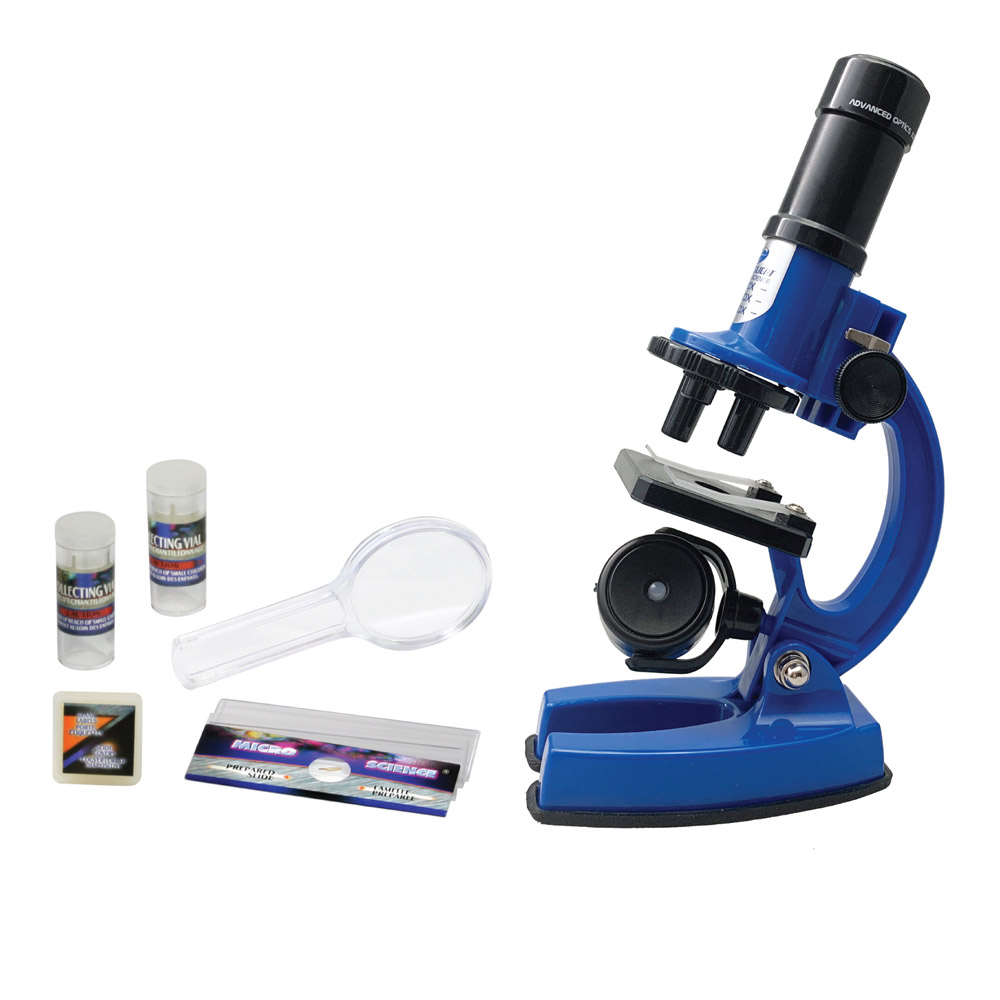 Микроскоп Eastcolight увеличение до 600 раз, синий (ES21331) - фото 1