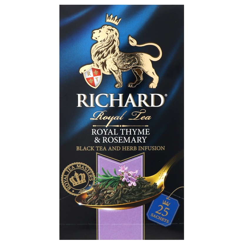 Чай черный Richard Royal Thyme&Rosemary 50 г (25 шт. х 2 г) (796712) - фото 2