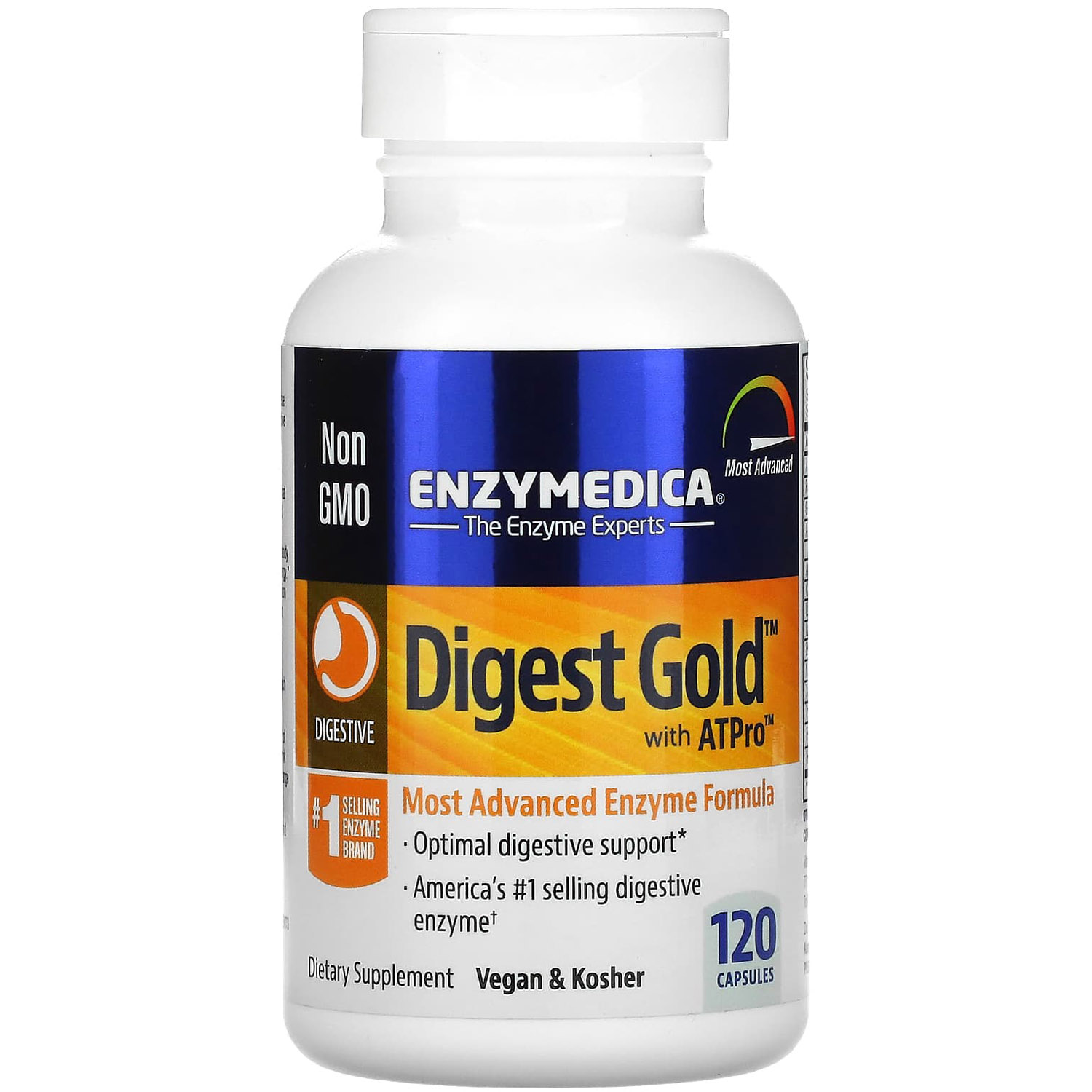 Пищеварительные ферменты Enzymedica Digest Gold из ATPro 120 капсул - фото 1