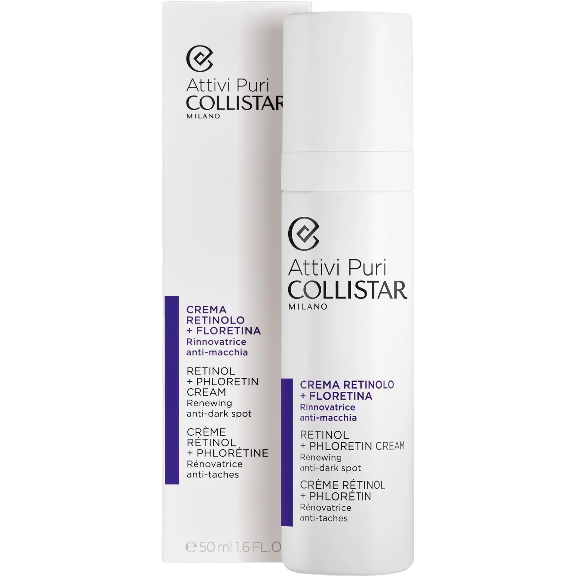 Крем для обличчя Collistar Attivi Puri Retinol + Phlorentin 50 мл - фото 3