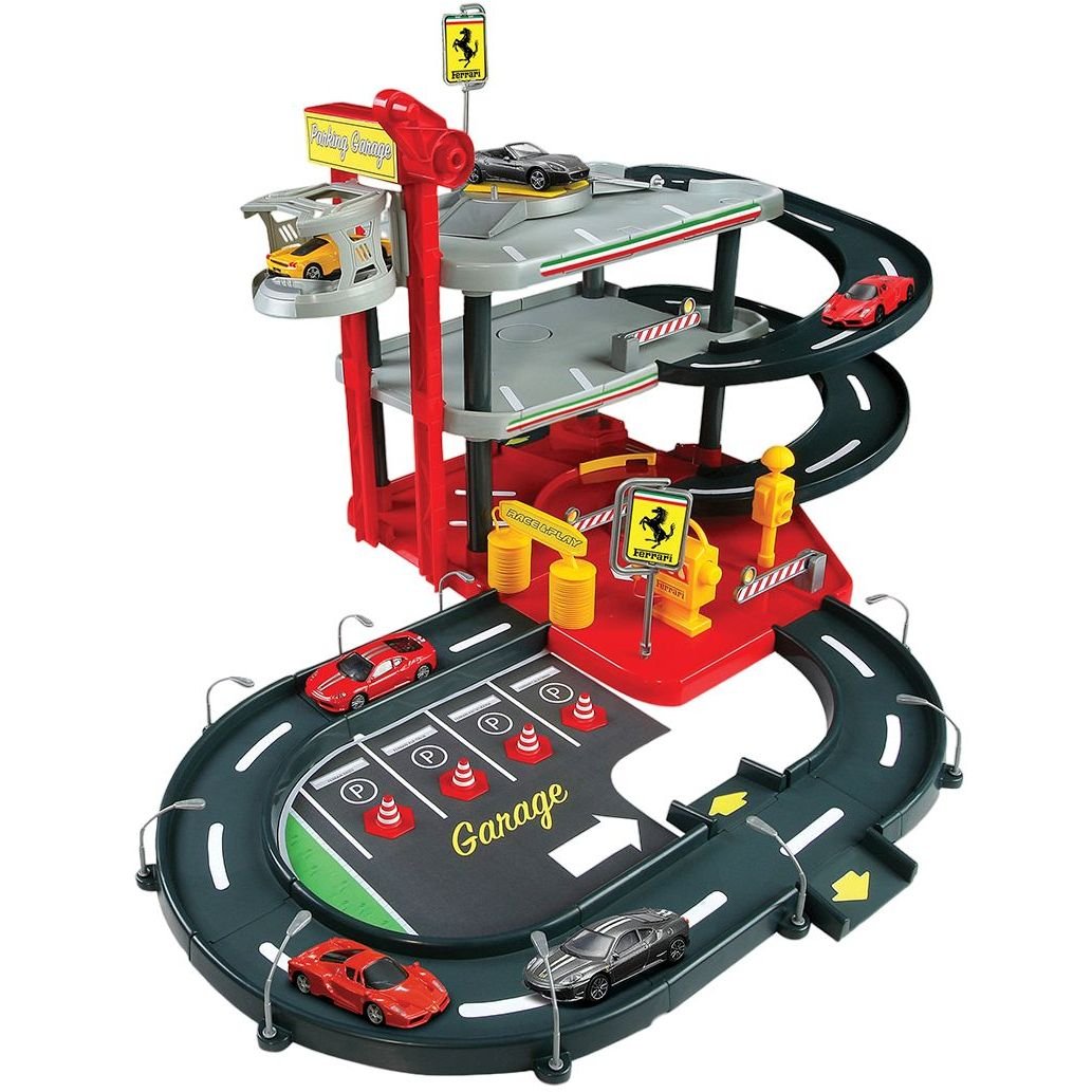 Игровой набор Bburago Гараж Ferrari, 3 уровня (18-31204) - фото 1