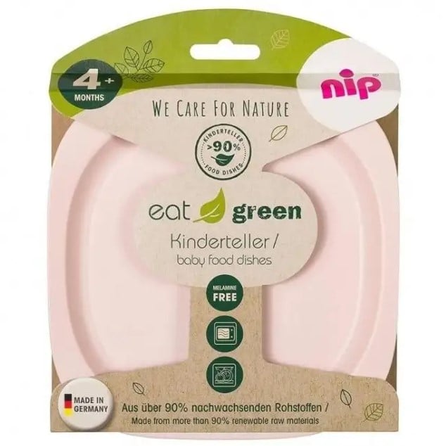Тарелочки Nip Зеленая серия, 2 шт., розовый (37068) - фото 1