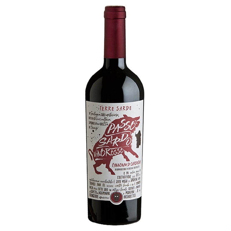 Вино Passo Sardo Cannonau di Sardegna DOC, червоне, сухе, 13%, 0,75 л - фото 1