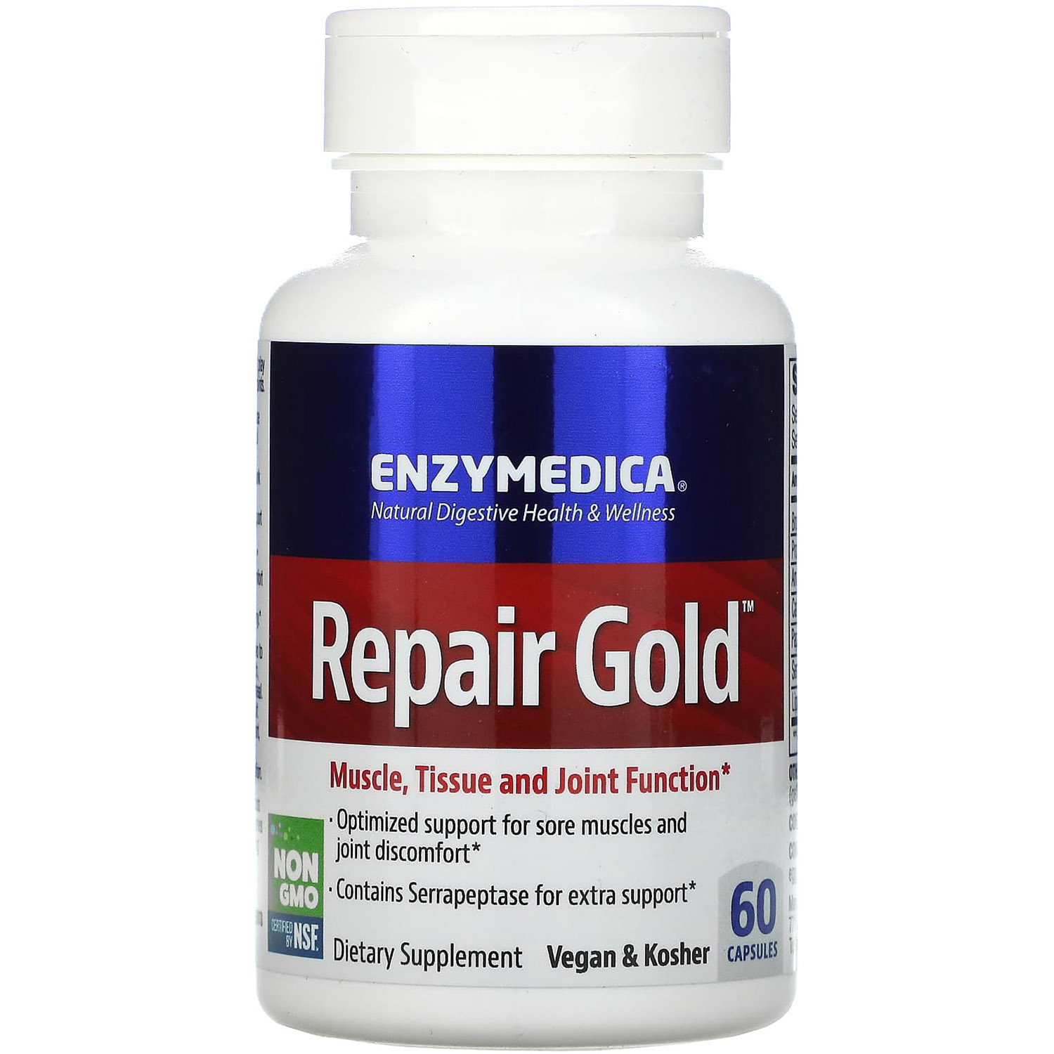 Комплекс ферментов для суставов Enzymedica Repair Gold 60 капсул - фото 1