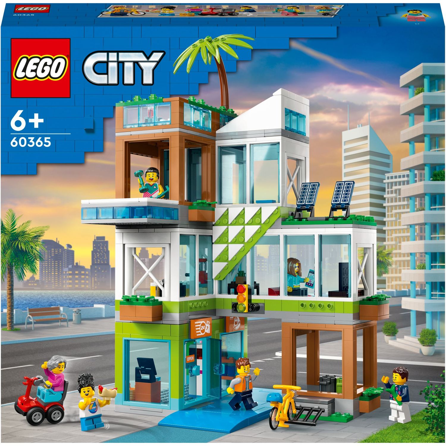 Конструктор LEGO City Многоквартирный дом, 688 деталей (60365) - фото 1