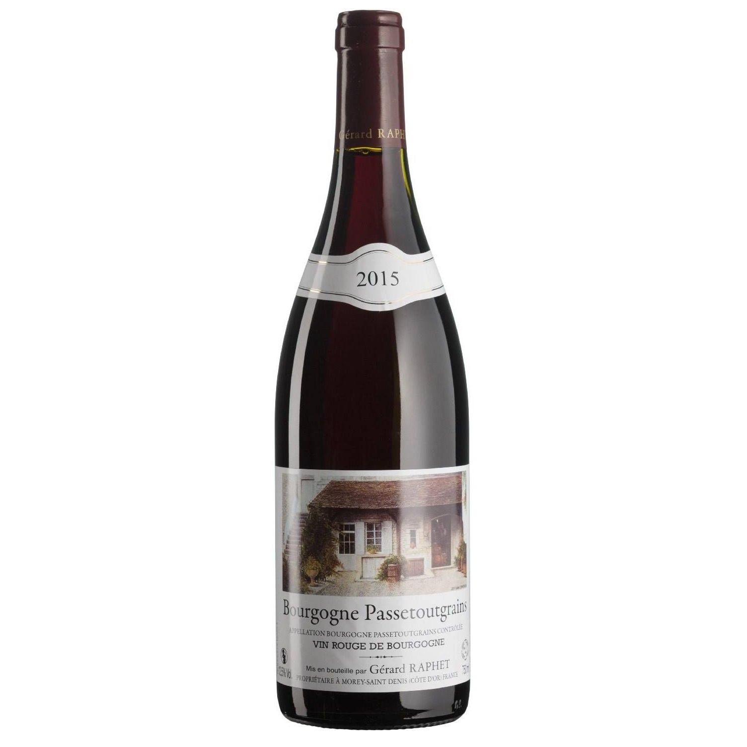 Вино Gerard Raphet Bourgogne Passetoutgrains, красное, сухое, 0,75 л - фото 1