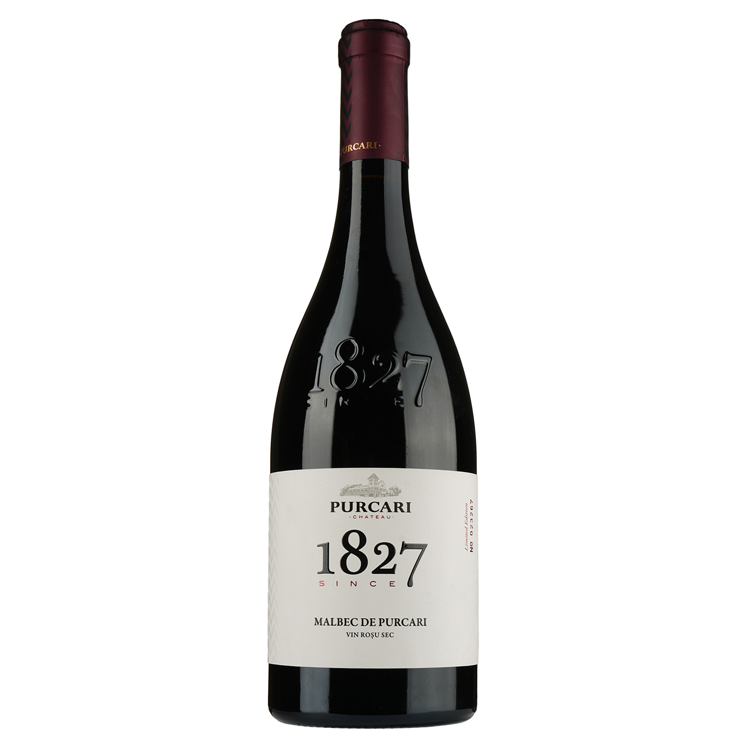 Вино Purcari Malbec de Purcari IGP, червоне, сухе, 14%, 0,75 л (AU8P066) - фото 1