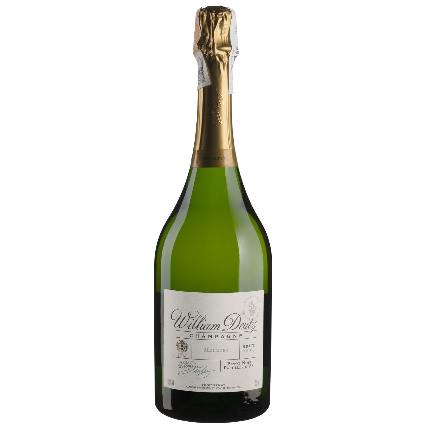 Шампанское Deutz Hommage a William Deutz Meurtet 2015, белое, брют, 12,5%, 0,75 л (Q8114) - фото 1