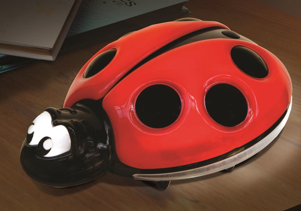 Нічний світильник DreamBaby Ladybug, червоний з чорним (F689) - фото 6