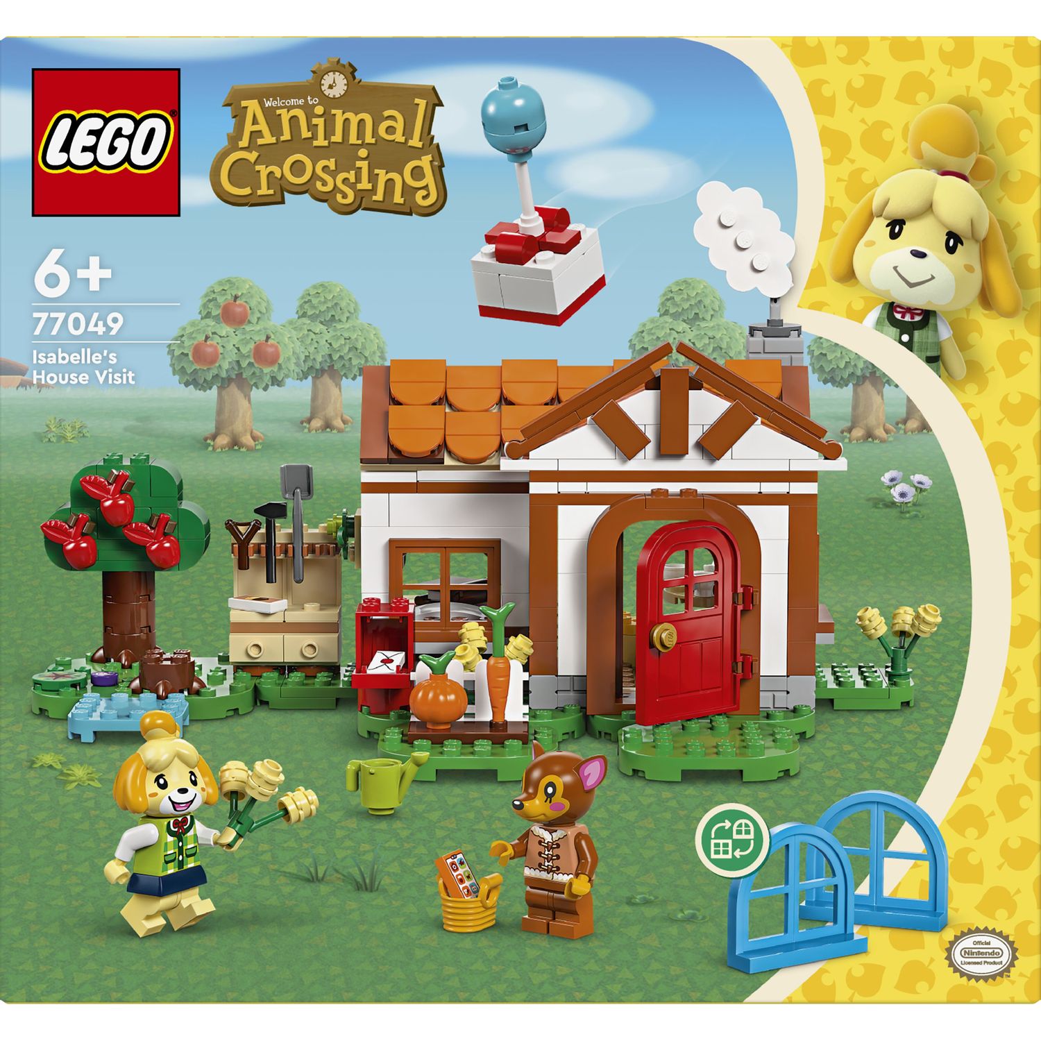 Конструктор LEGO Animal Crossing Візит у гості до Isabelle 389 деталей (77049) - фото 1
