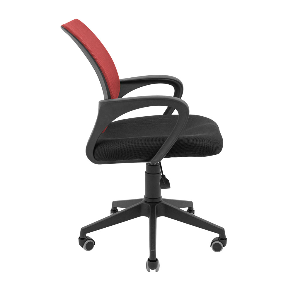 Кресло офисное Richman Спайдер Ю Пластик Пиастра сетка черный + красный (RCM-1094) - фото 3