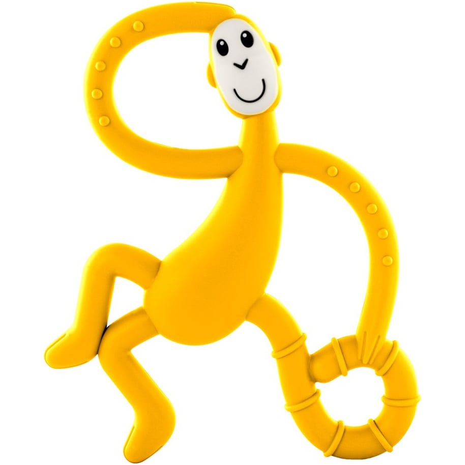 Іграшка-прорізувач Matchstick Monkey Танцююча Мавпочка, 14 см, жовта (MM-DMT-006) - фото 1