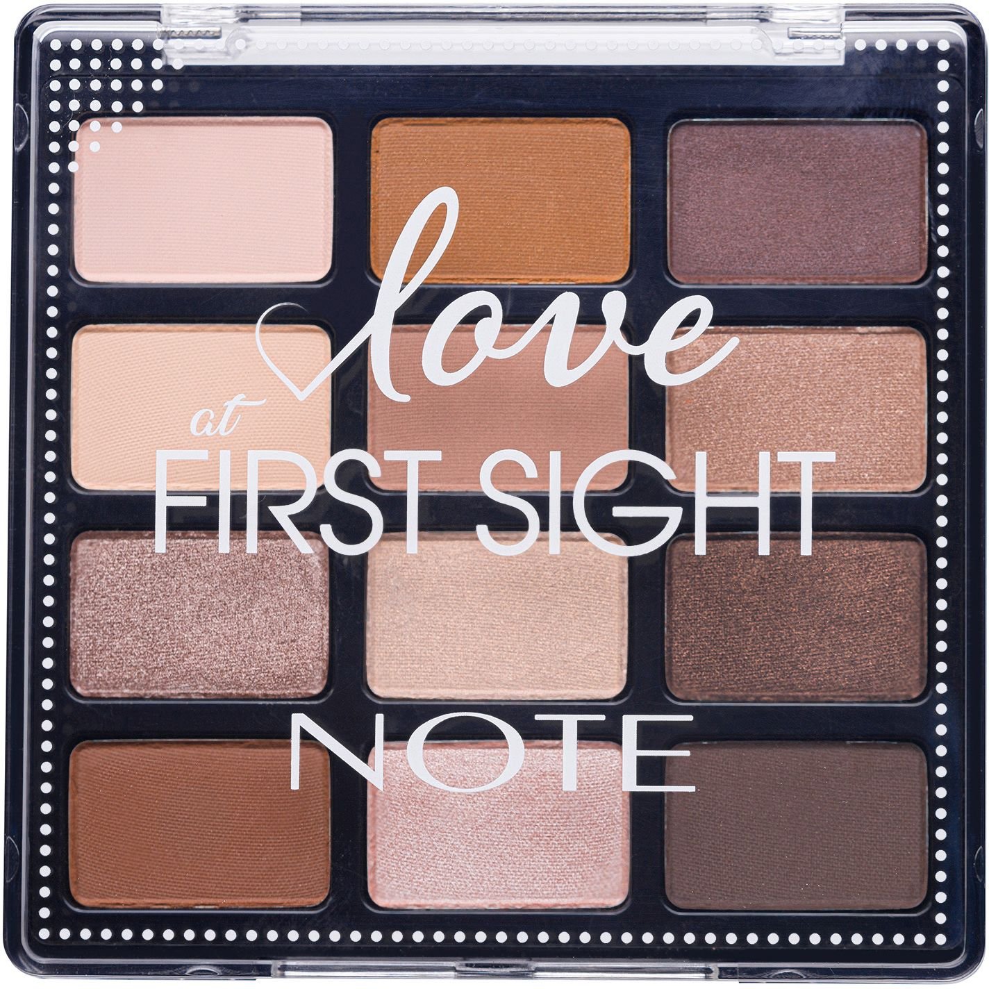 Палетка теней Note Cosmetique Love At First Sight Eyeshadow Palette тон 201 (Daily Routine) 15.6 г - фото 1