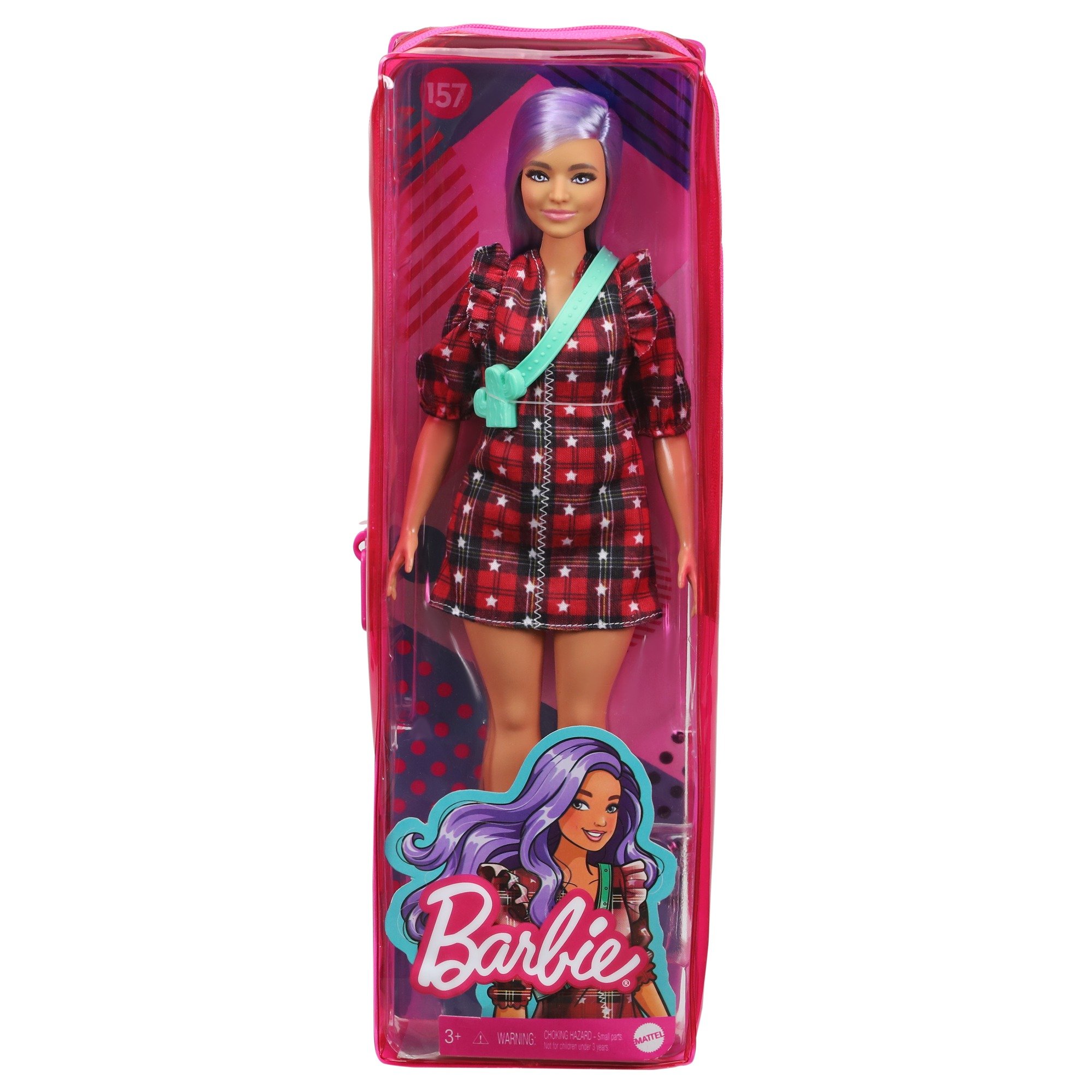 Кукла Barbie Модница в клетчатом платье (GRB49) - фото 8