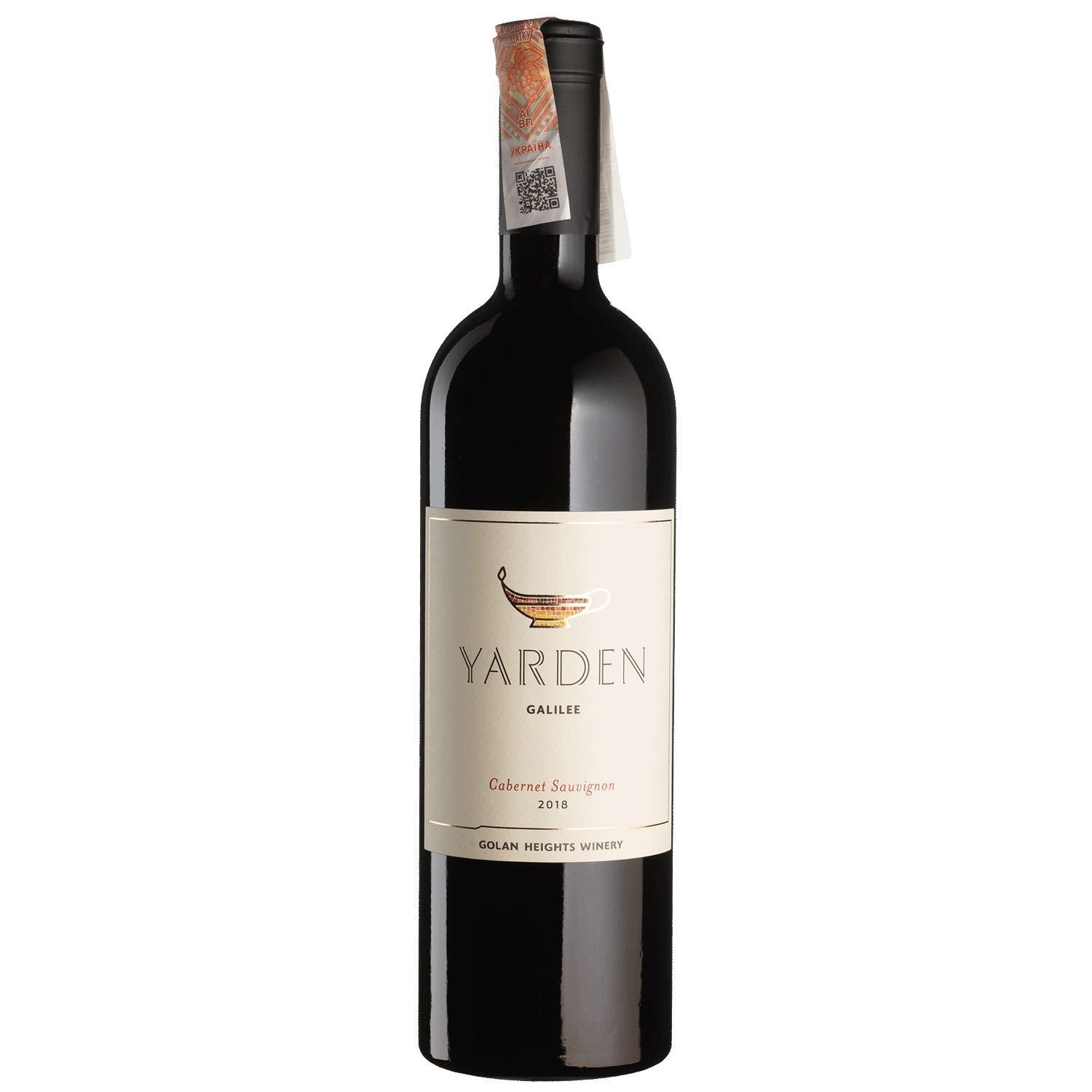 Вино Golan Heights Winery Cabernet Sauvignon Yarden 2018, червоне, сухе, 0,75 л - фото 1